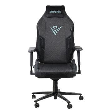 PHOENIX Stol Gaming Phoenix MONARCH Črna