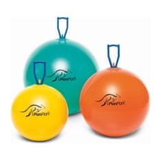 Ledragomma PEZZI PonPon Junior, žoga z ušesom, rumena, 42 cm