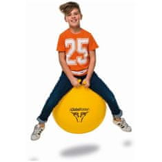 Ledragomma PEZZI GlobeTrotter Super, žoga z ročaji, rumena, 65 cm