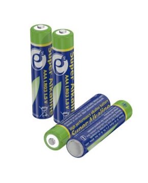 Energenie Gembird Alkalne baterije AAA (LR03), 1,5 V, 4 kosi
