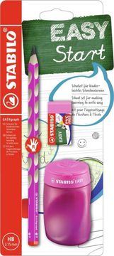 Stabilo EASYgraph Šolski komplet za desničarje roza barve