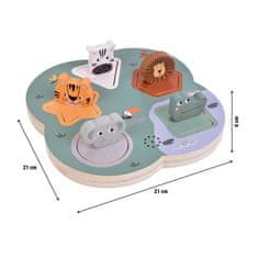 Small foot 3D sestavljanka z majhnim stopalom z živalskimi zvoki Safari