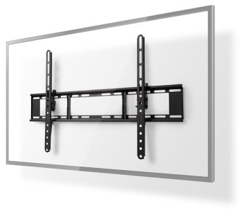 Nedis stensko držalo za TV/ 37 - 70"/ nosilnost 35 kg/ nagib 20°/ oddaljenost od stene 38 mm/ jeklo/ črno