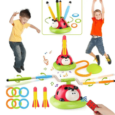 Smania  3-v-1 rotacijska igrača v obliki pikapolonice BuggySpin | Večnamenska otroška igrača | Družinska družabna igra