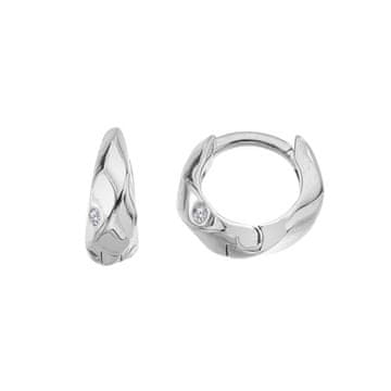 Hot Diamonds Zviti srebrni uhani z diamanti Much Loved DE869
