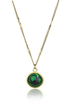 Marc Malone Pozlačena ženska ogrlica Valentina MCN23006G