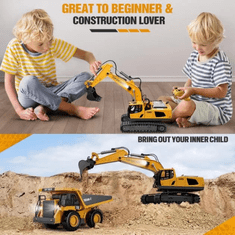 Smania Električni gradbeni stroj na daljinsko upravljanje (bager) PowerCrew | RC bager | Daljinsko voden bager