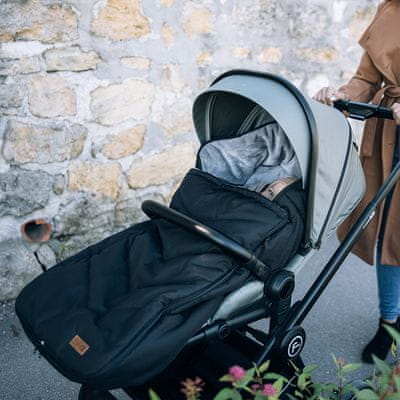 Nivis zimska vreča za voziček, črna