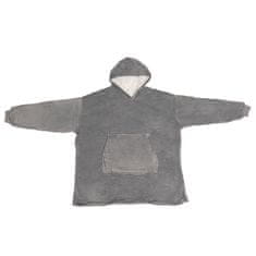 Smania Odeja z rokavi SnugHug (siva) | Flis odeja | Zimska odeja