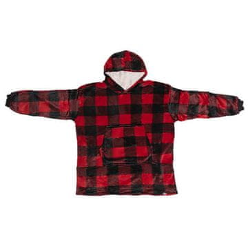 Smania Odeja z rokavi SnugHug (karirasta) | Flis odeja | Zimska odeja