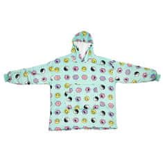 Smania Odeja z rokavi SnugHug (jin jang) | Flis odeja | Zimska odeja