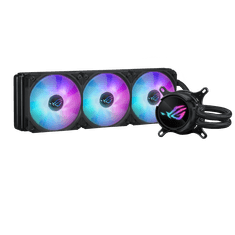 ASUS ROG Ryujin III 360 ARGB Extreme White Edition vodno hlajenje za procesor, trije 120mm ARGB ventilatorji, Aura Sync, belo