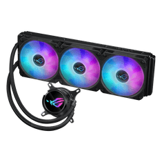 ASUS ROG Ryujin III 360 ARGB Extreme White Edition vodno hlajenje za procesor, trije 120mm ARGB ventilatorji, Aura Sync, belo