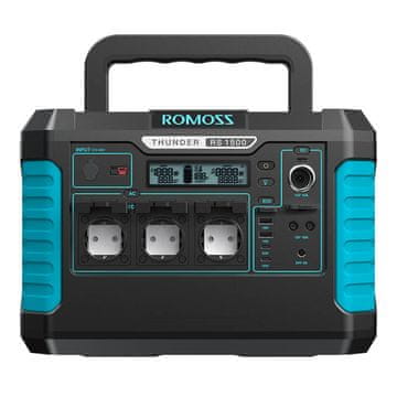 Romoss Prenosna napajalna postaja Romoss RS1500 Thunder Series, 1500W, 1328Wh