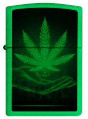 Zippo vžigalnik 60.006.900 Cannabis, Glow in the Dark