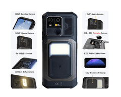 AGM G3 Pro odporni pametni telefon 12GB (+12GB) / 512GB, Termo kamera, baterija 10.000 mAh