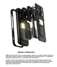 AGM G3 Pro odporni pametni telefon 12GB (+12GB) / 512GB, Termo kamera, baterija 10.000 mAh