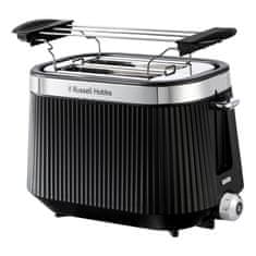 Russell Hobbs Brontë 2S opekač, črn (26760-56)