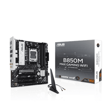 ASUS B850M Max Gaming WIFi osnovna plošča, AM5, mATX (90MB1LL0-M0EAY0)