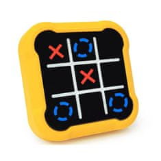 Netscroll 4 v 1 Elektronska igra križci-krožci, 4 načini igranja: en igralec, 2 igralca, spomin in igra hitrega odziva, prenosna konzola za otroke in odrasle, TicTacToe