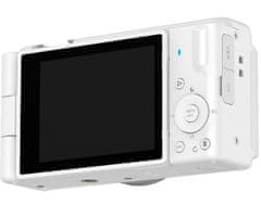 SJCAM ZV200 digitalni fotoaparat, 5K Ultra HD+, 80MP, 16x digitalni ZOOM, AUTO fokus, 9 PRESET načinov, +dodatki, bel