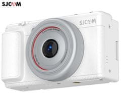 SJCAM ZV200 digitalni fotoaparat, 5K Ultra HD+, 80MP, 16x digitalni ZOOM, AUTO fokus, 9 PRESET načinov, +dodatki, bel