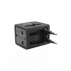 S-box univerzalni potovalni adapter TA-23 za ZDA, britanijo, avstralijo, kitajsko... + 2xUSB