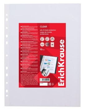 Erich Krause Ovojnice U A4 gladke 60 mic, 10 kos
