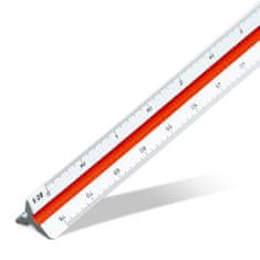 Aristo Trirobno ravnilo blister Merilo 1:2,5 :5 :10 :20 :50 :100