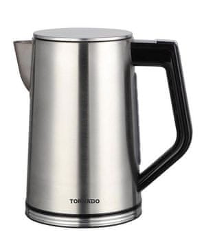 Tornado Grelnik vode 1,7L, 1850-2200W nerjaveče jeklo, DIGITAL