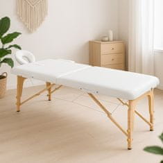 Aga Lesena masažna miza MR5150 Bela