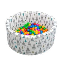 Aga Suhi bazen 90x40 cm z žogicami Teepee