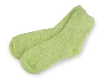 Ženske / dekliške frotirne nogavice - zelene past.sv.