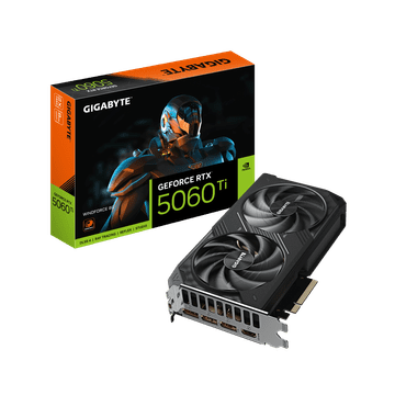 Gigabyte GeForce RTX 5060 Ti WINDFORCE 8G grafična kartica, 8GB GDDR7 (GV-N506TWF2-8GD)