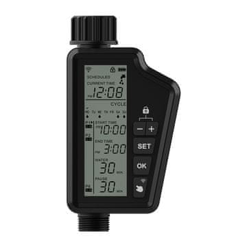 Avatto Pametni Wi-Fi krmilnik za namakanje SWT60-EU z LCD zaslonom