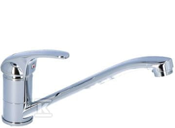 slomart Onnline GALA kuhinjska armatura, enoročna stoječa, vrtljiv izliv, krom