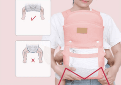 Tavalax Večnamenski ergonomski otroški nosilec z zračnim mrežastim materialom in odstranljivo oporo za glavo