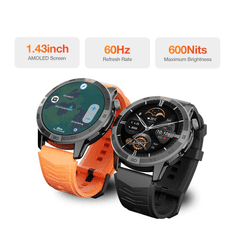 AGM Legion Pro športna pametna ura GPS, 5ATM, IP67, MIL-STD-810H - črna