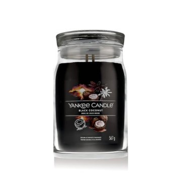 Yankee Candle Signature Black Coconut dišeča svečka