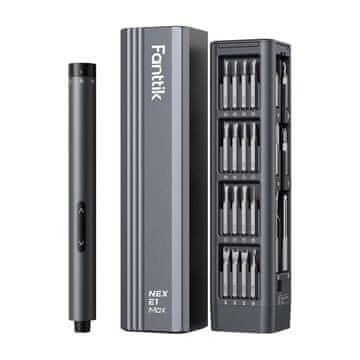 Fanttik  E1 Max 3.7V komplet električnega izvijača (siva)