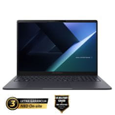 ASUS ExpertBook B3 B3605CCA-WB53C0X prenosni računalnik, 40,6 cm (16), WUXGA Core Ultra 5, 1TB, siva (90NX08N1-M002F0)