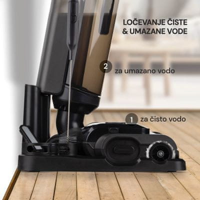 Ločena rezervoarja za vodo ComboClean PRO