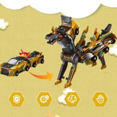 JOJOY® Magnetna avtomobilska igrača dinozaver | ROARWHEEL, zlata