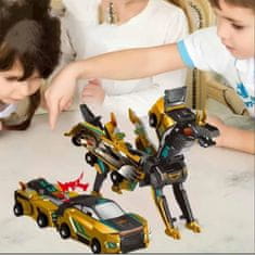 JOJOY® Magnetna avtomobilska igrača dinozaver | ROARWHEEL, zlata