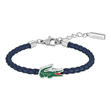 Lacoste Elegantna usnjena zapestnica Cutie Croc 2040529
