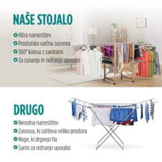 Vitapur stojalo za sušenje perila, zložljivo (21273)