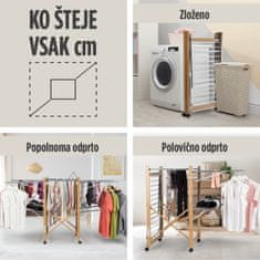Vitapur stojalo za sušenje perila, zložljivo (21273)