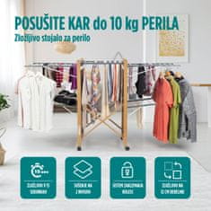 Vitapur stojalo za sušenje perila, zložljivo (21273)