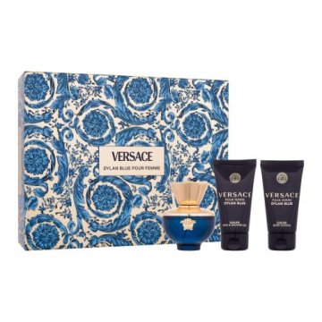 Versace Pour Femme Dylan Blue Set parfumska voda 50 ml + losjon za telo 50 ml + gel za prhanje 50 ml za ženske
