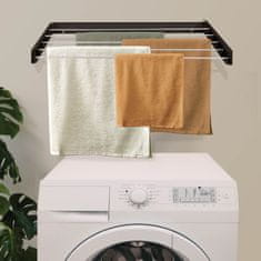 Vitapur HouseCare stensko stojalo za perilo, črno (23167)